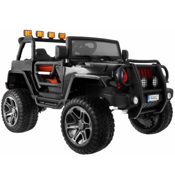 Pojazd Monster Jeep 4x4 Czarny