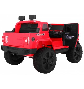 Pojazd Mighty Jeep 4x4 Czerwony