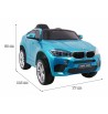 Pojazd BMW X6M Lakierowany Niebieski