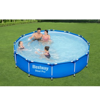 Basen Stelażowy 12FT 366 x 76 cm Steel Pro Pool BESTWAY