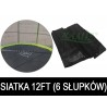 Siatka do Trampoliny 12FT - 6 pól Czarna