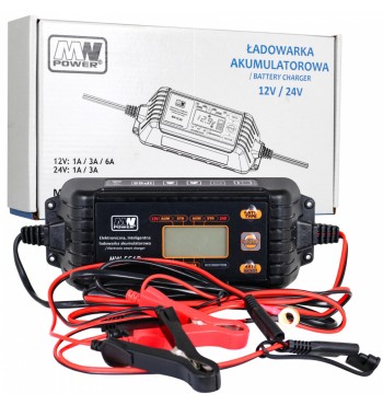 ŁADOWARKA Z WYŚWIETLACZEM LCD 12V I 24V