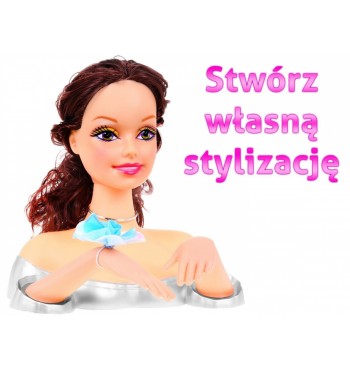 Fashion Głowa Do Stylizacji Brunetka