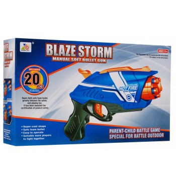 Blaze Storm Mały Pistolet Niebieski