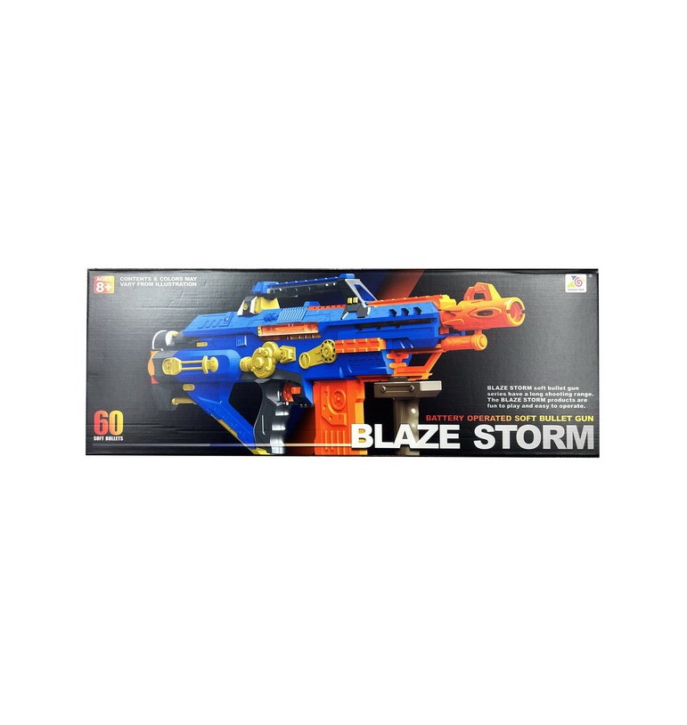 MEGA Karabin Blaze Storm Na Pociski Niebieski